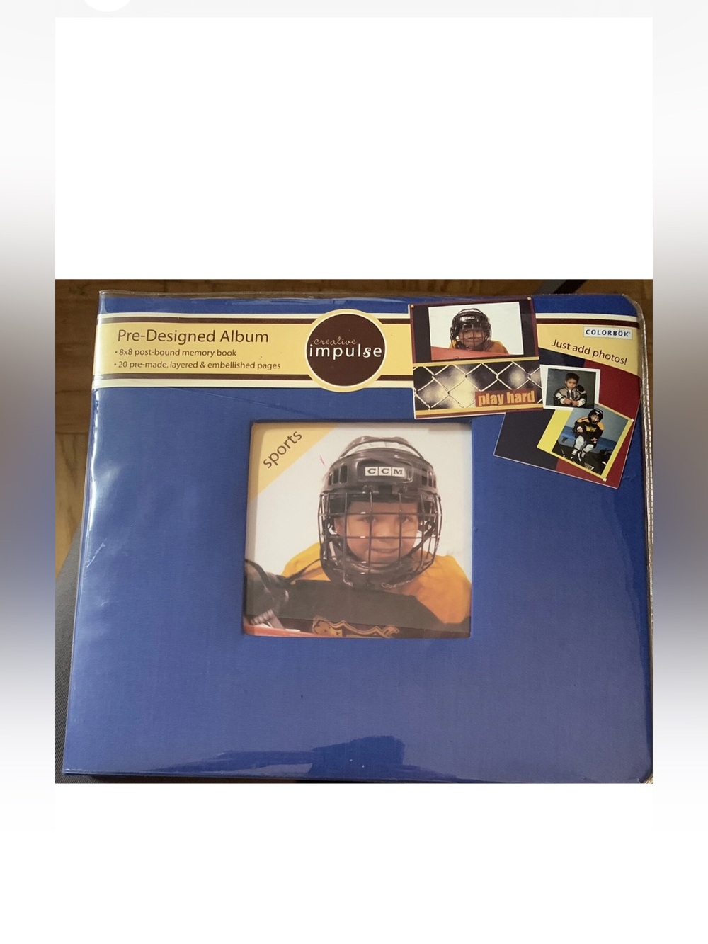 Creative Impulse Pre-Designed Photo Album in Royal Blue